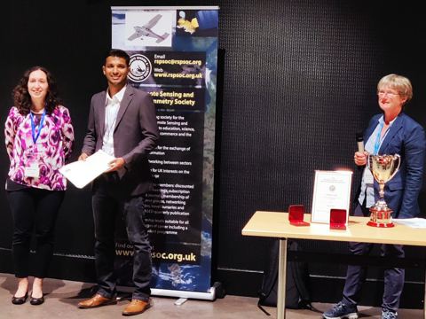 Taylor & Francis Remote Sensing Letters Award, photo 1