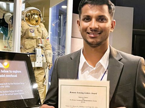 Taylor & Francis Remote Sensing Letters Award, photo 3